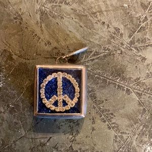Peace Sign/Peacock Jewel Kade charm